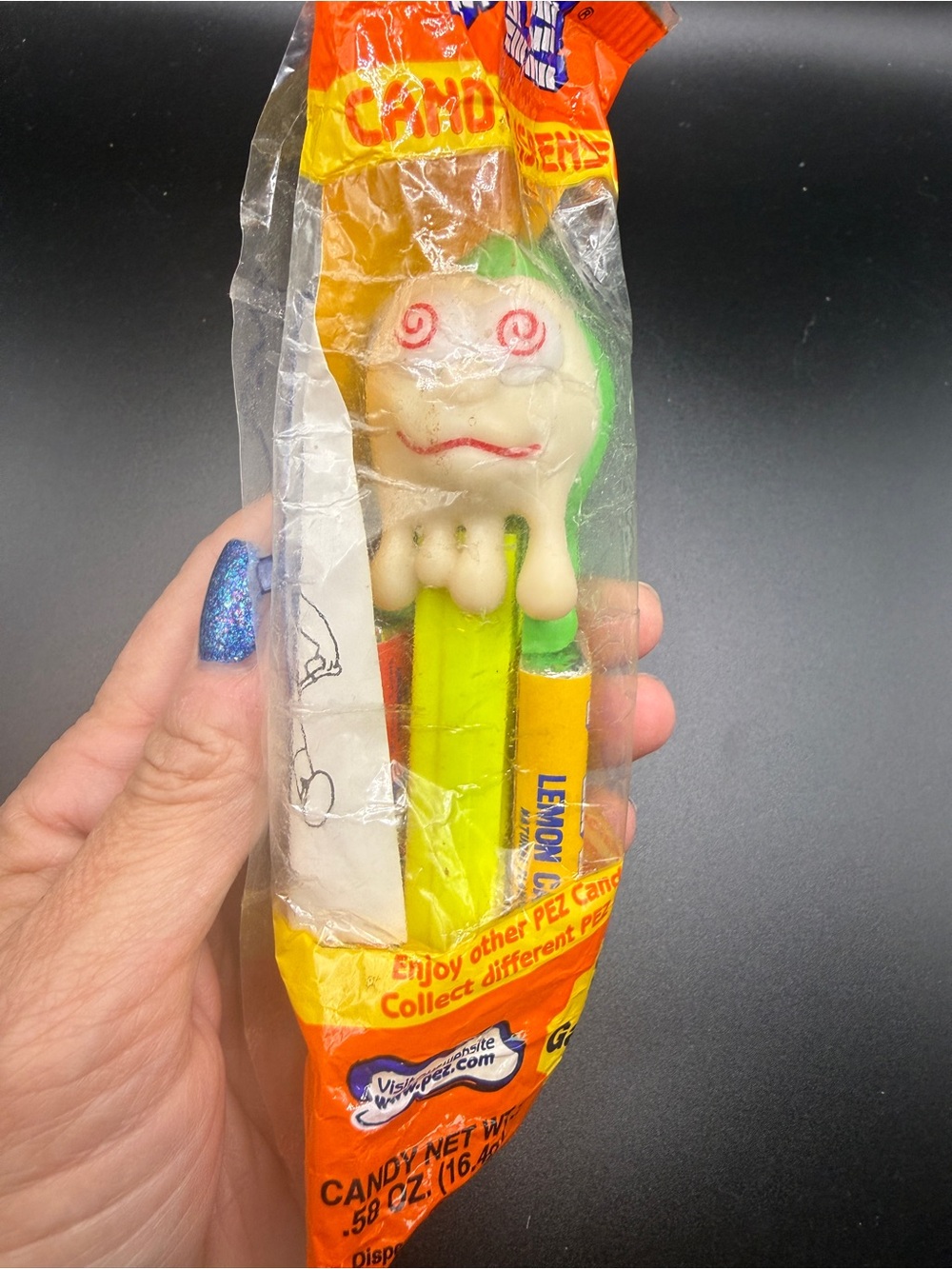 Vintage Halloween PEZ Dispenser Slimy Sid Original Package Unopened